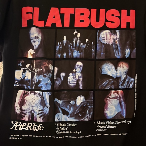 Flatbush Zombies Black Afterlife Tee Brand New Medium - Picture 4 of 4